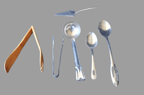 כפות הגשה/מלקחיים /מרית