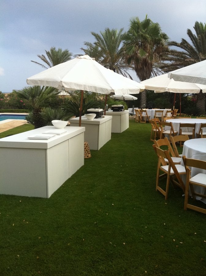 מזנוננים מסביב לבריכה