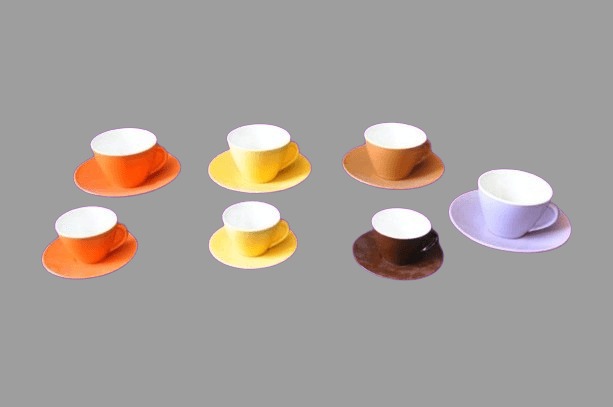 ספלי קפה /אספרסו צבעוני