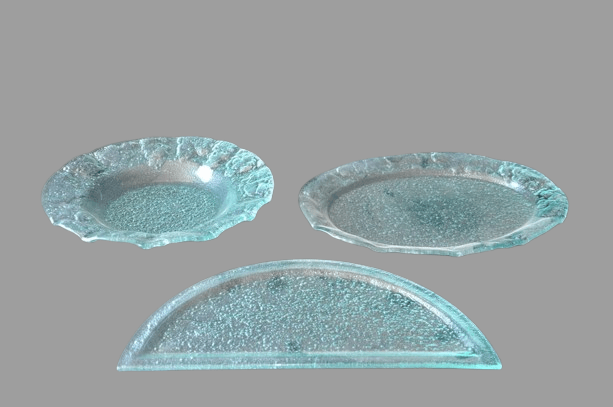 מגשי מזנון זכוכית